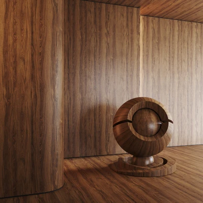 Material wood Egger Oak Charleston dark brown — Ver 2