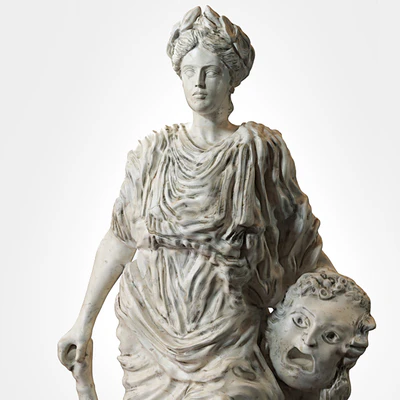 Classic Antique sculpture (Melpomene) vray + corona — Ver 2