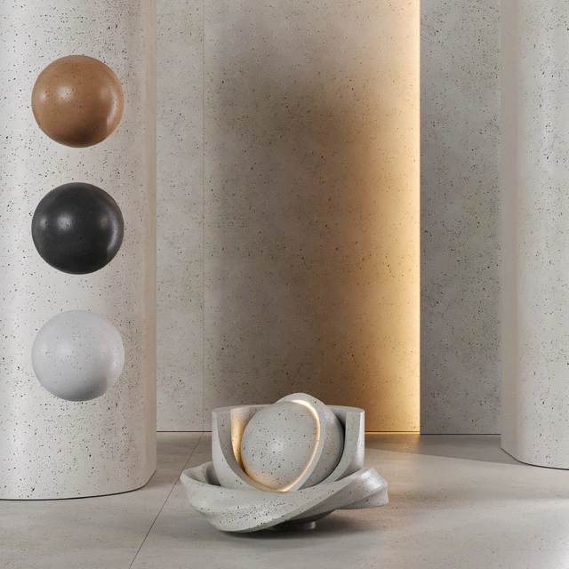 Микроцемент, искусственный камень 01 — Скачать