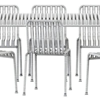 Palissade Table and Palissade Chair by Hay — Ver 2