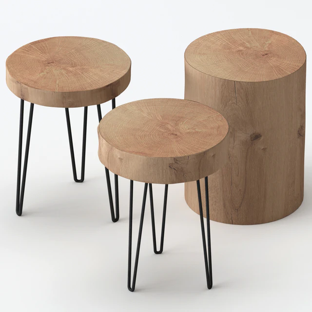 Coffee tables made of stumps — Descargar
