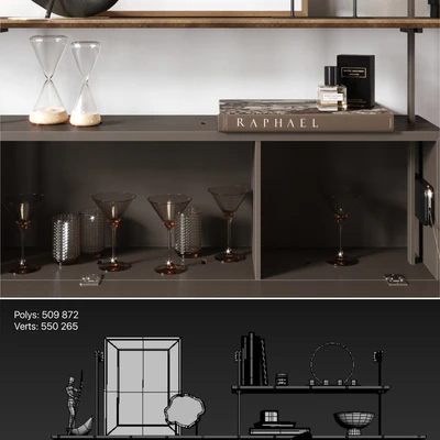 Shelving Cattelan Italia AIRPORT — Ver 2