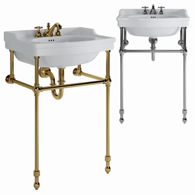 Cierra console sink with brass stand — Вид 1