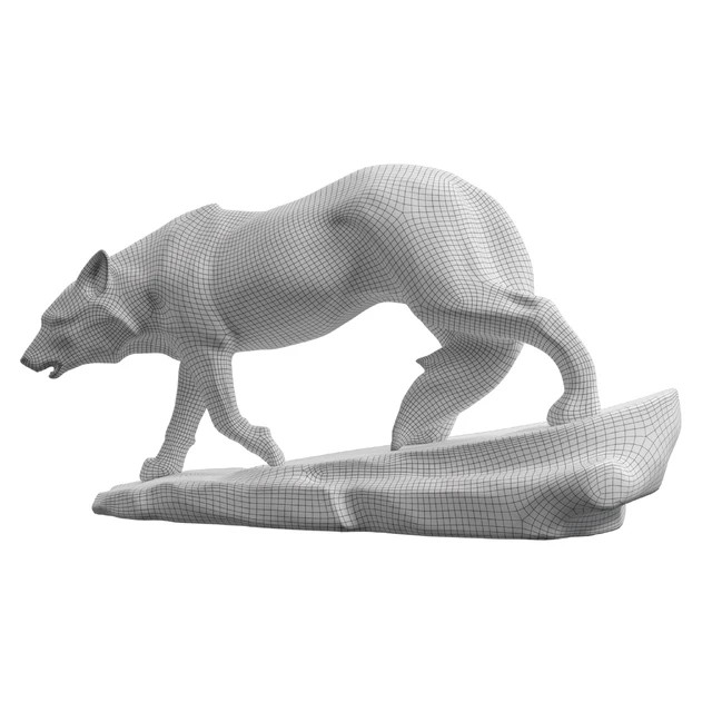 Wolf sculpture — Descargar