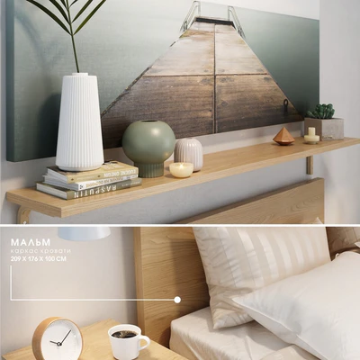 MALM bedroom set — Ver 2