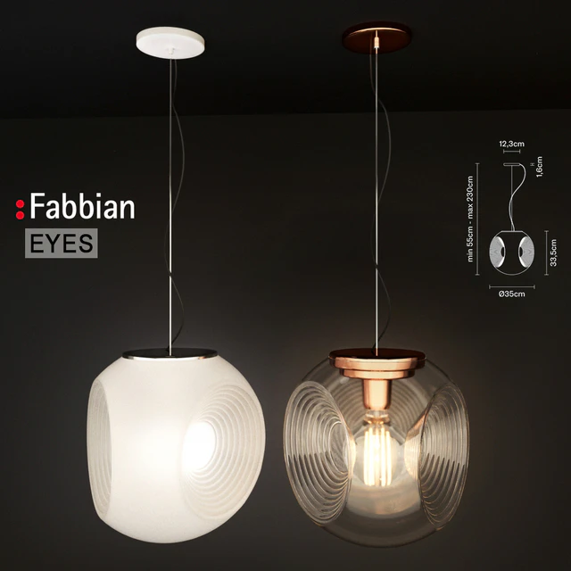 Fabbian Eyes Hanging Lamp — Скачать