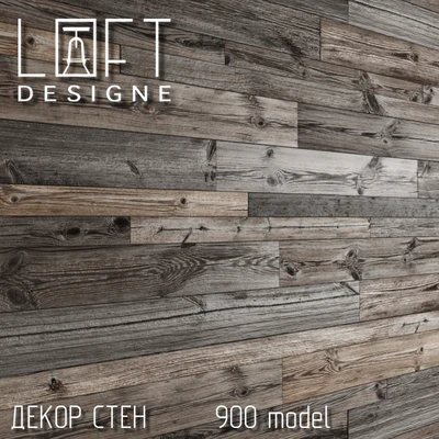 Wooden wall decor from Loftdesign — Ver 1