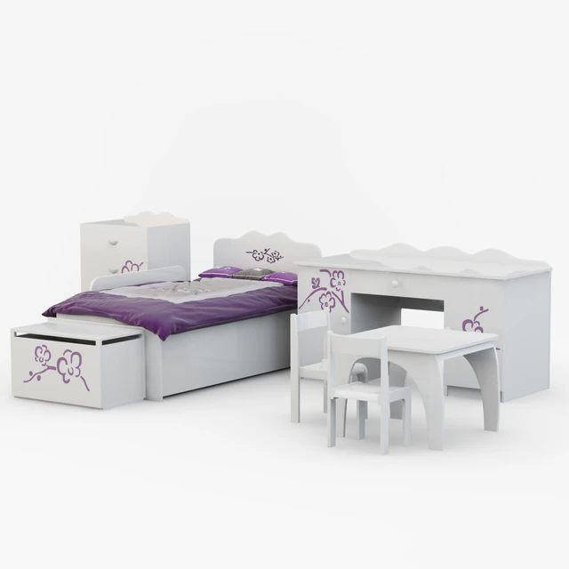 Childrens furniture Orchid Violet — Descargar