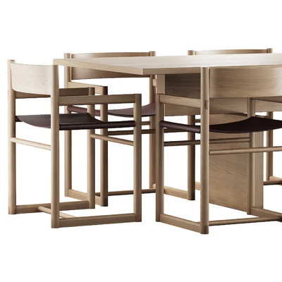 331 Resident Plane Dining Table and Resident Passenger Chair — Ver 2