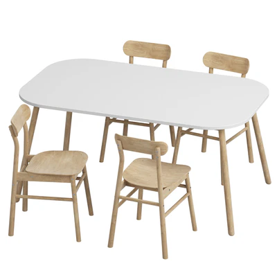 Chairs Ronningen + Wedbu Table from Ikea — Ver 2