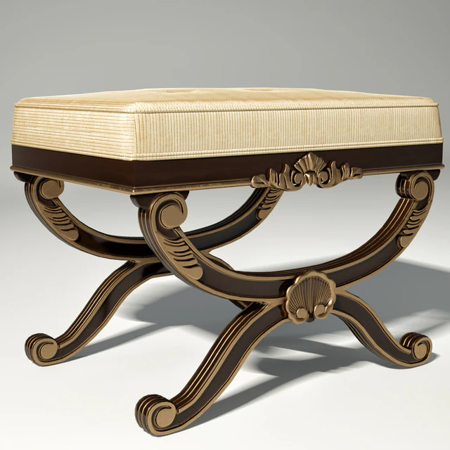 Century Furniture Bench 3919B French Footstool — Descargar