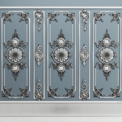 Plaster decorative frame — Ver 2