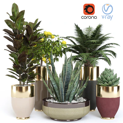 Longhi plant pot godwin cachepot — Ver 1