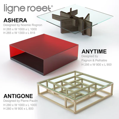 LIGNE ROSET Low Tables Collection I — Ver 1