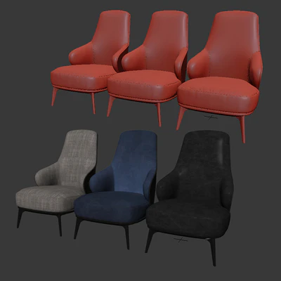 Minotti Leslie Bergere Armchair — Вид 2