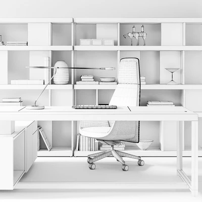 Poltrona Frau Jobs Office set — Вид 2