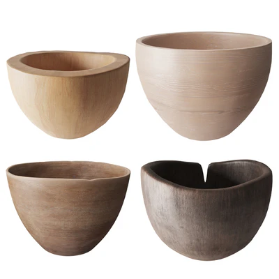 Turned Wooden Bowls — Ver 2