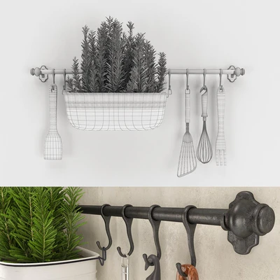 Kitchen-object-set-on-wall — Вид 2