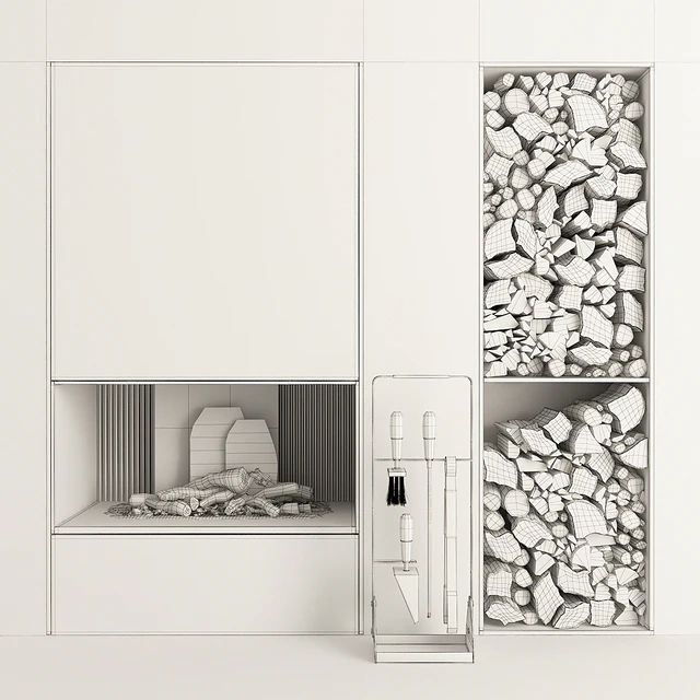Fireplace modern 35 — Скачать
