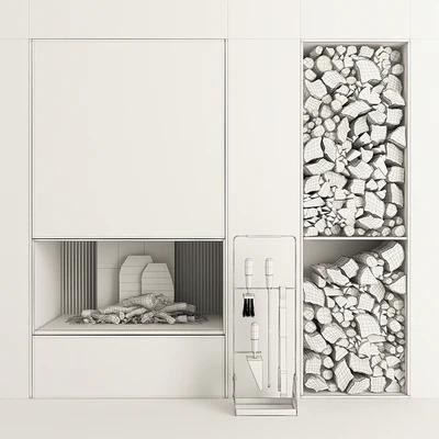 Fireplace modern 35 — Вид 2