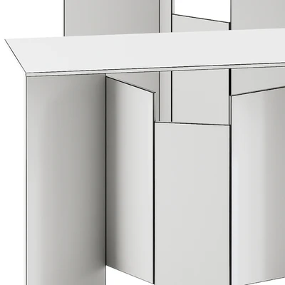 Tonelli Design METROPOLIS Rectangular console table — Ver 2