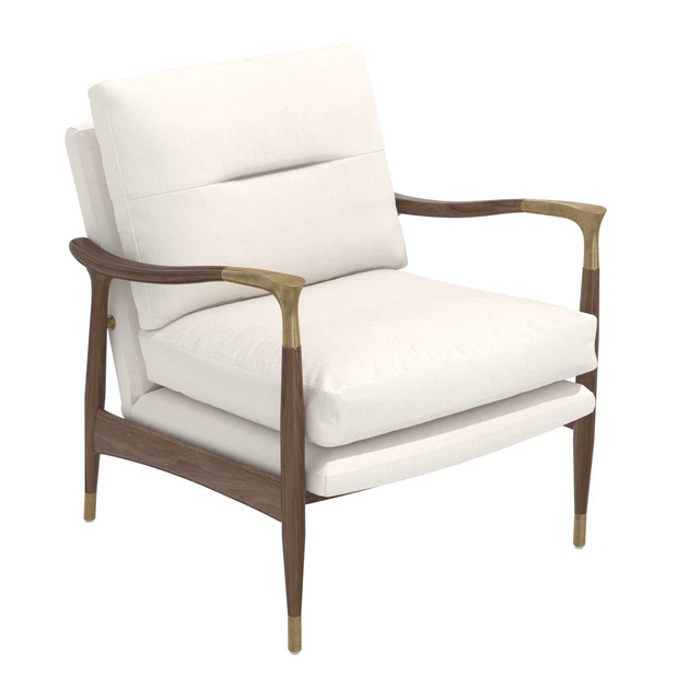 Theodore Arm Chair Natural Linen soho home — Descargar
