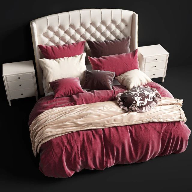 Restoration Hardware Warner Tufted Bed — Descargar