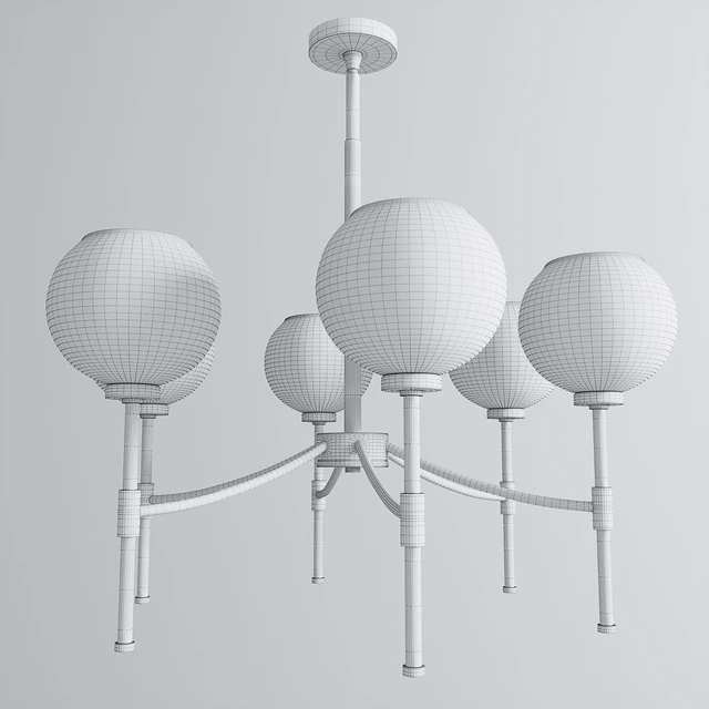 Vertical Globes Chandelier — Descargar