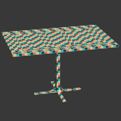 Mila square restaurant table M120 / Прямоугольный ресторанный столик — Вид 3