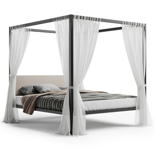 Zanotta milleunanotte bed black — Descargar