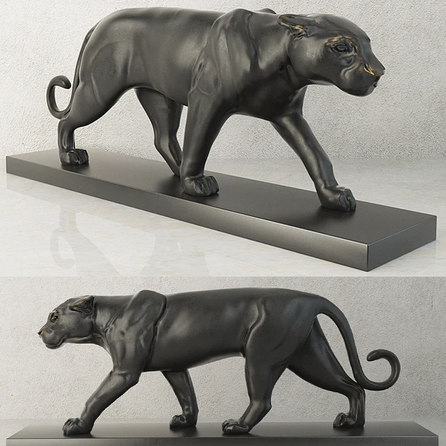 Eichholtz panther on marble — Descargar