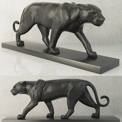 Eichholtz panther on marble — Ver 2