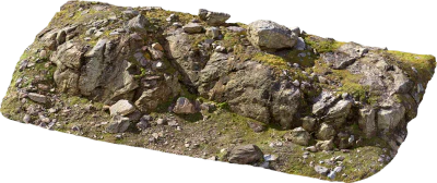 massive tundra rock formation 003 — Скачать
