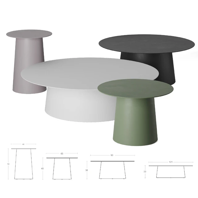 Circula table set. Blu Dot. — Descargar