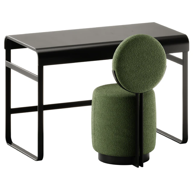 Alphabet Desk and Beauty Swivel Chair by Saba Italia — Скачать