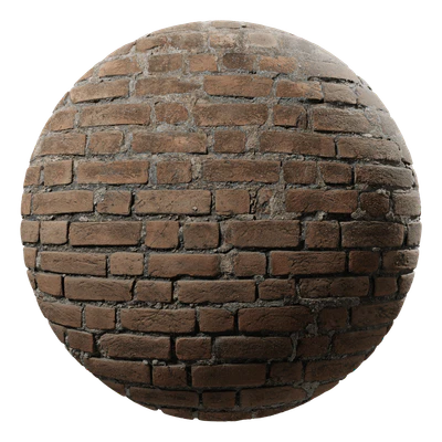 old running bond brick wall texture red — download