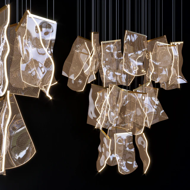 Modern Luxury LED Pendant — Descargar