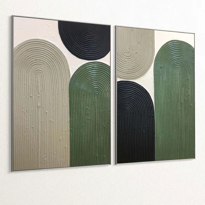 Plaster Two Photo Frames T-368 — Ver 2