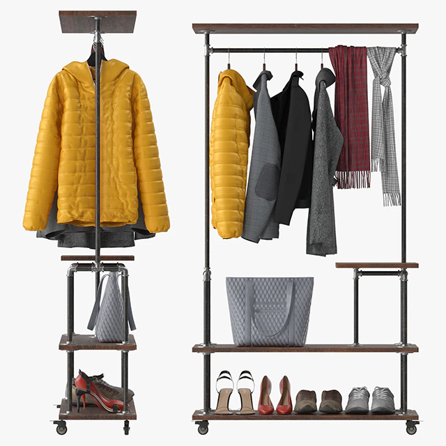 Industrial Clothing Rack — Скачать