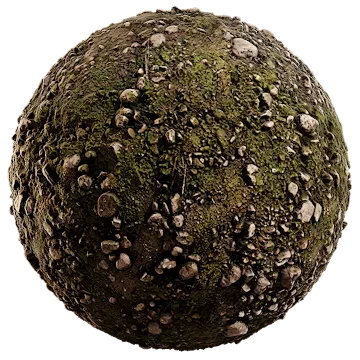 mossy rocky ground 006 — Descargar