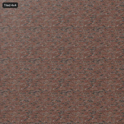 reclaimed running bond brick wall texture — View 2