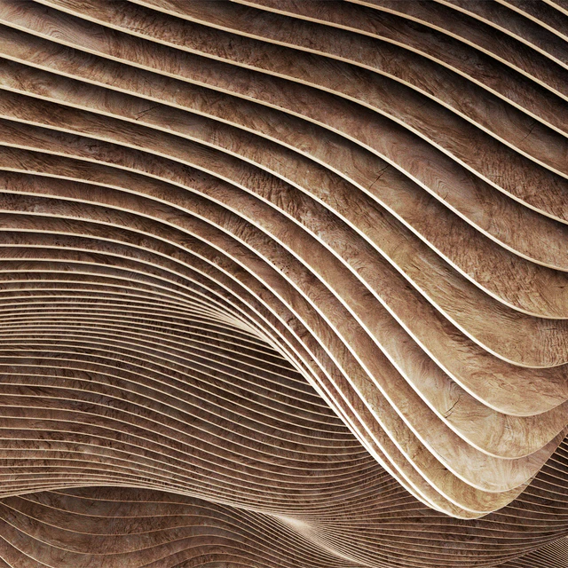 Parametric decor holl / Параметрический декор зал — Скачать