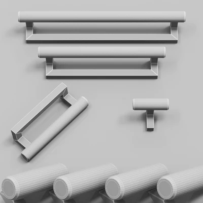 KNOB HOUSE - furniture handles Set 4 — Ver 2