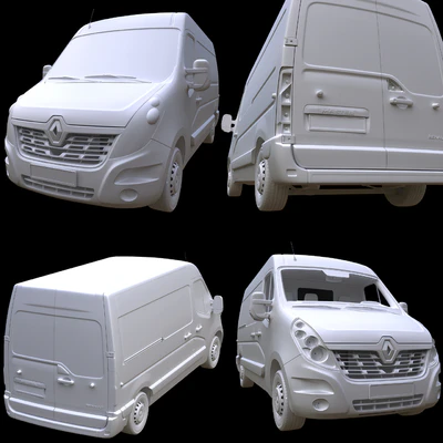 Renault Master L2H2 PanelVan — Ver 3