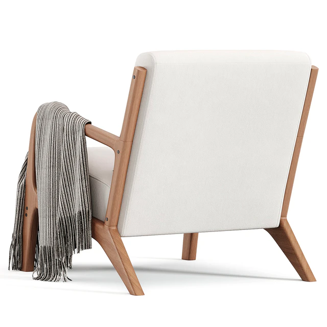 Hertford Upholstered Linen Blend Accent Chair — Скачать