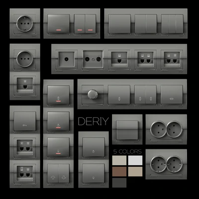 Sockets and switches Lezard Deriy — Ver 1
