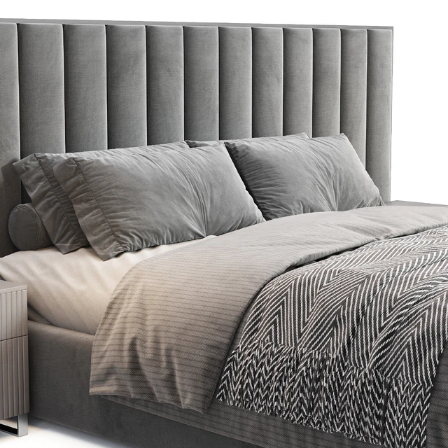 Haymon Velvet Bed by Mercer 41 — Скачать