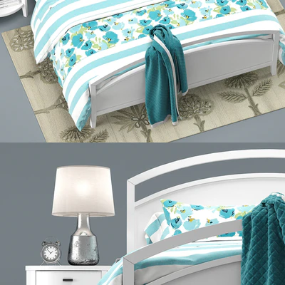 Arch White bed Collection, Crate&Barrel — Ver 2