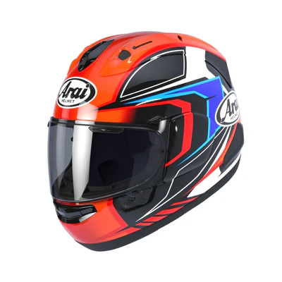ARAI RX-7V MAZE RED / FROST BLACK мотоциклетный шлем — Вид 1