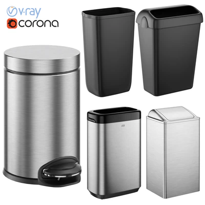 Waste bin set set 181 — Ver 1